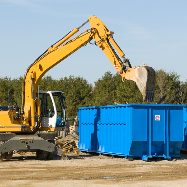 can i choose the location where the residential dumpster will be placed in Greenport New York